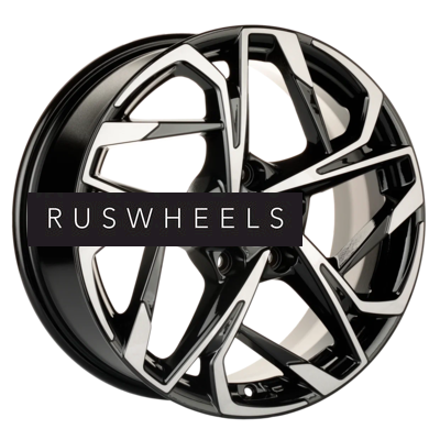 Диски Khomen Wheels 7x17/5x112 ET40 D57,1 KHW1716 (Kodiaq/Tiguan) Black-FP