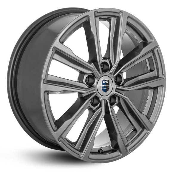 Диски КиК  Лацио (КС964)  7,5\R17 5*114,3 ET40  d67,1  Дарк платинум  [77386]  Fb max 655 kg