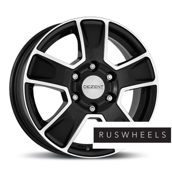 Диски Dezent R16 / 6.5J PCD 6x130 ЕТ 62 ЦО 84.1 Van dark