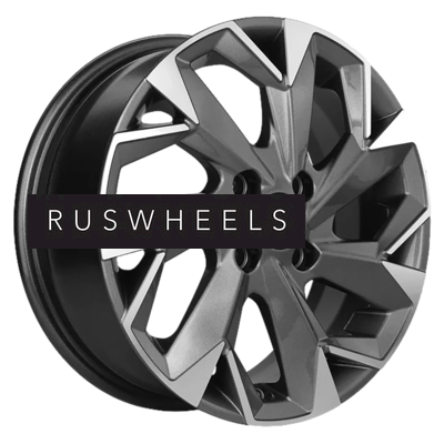 Диски Khomen Wheels 5,5x14/4x100 ET43 D67,1 KHW1402 (Solaris/Logan/Rio) Gray-FP Диски Khomen Wheels 5,5x14/4x100 ET43 D67,1 KHW1402 (Solaris/Logan/Rio) Gray-FP