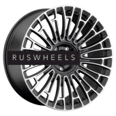 Диски LS Forged 10x22/5x130 ET28 D71,6 LS FG25 MBF (конус, Колпак+лого)