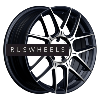 Диски INCH 7x17/5x100 ET48 D56,1 FA8541 Gloss Black Machined Face (ZJH) FlowForming