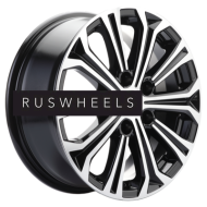 Диски Khomen Wheels 6,5x16/5x110 ET45 D67,1 KHW1610 (DFM 580) Black-FP