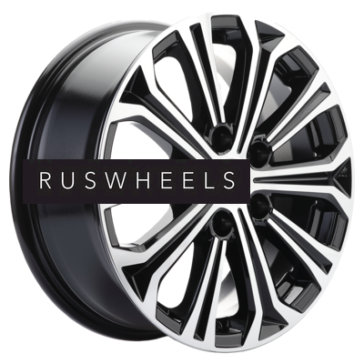 Диски Khomen Wheels 6,5x16/5x110 ET45 D67,1 KHW1610 (DFM 580) Black-FP