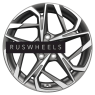 Диски Khomen Wheels 7x17/5x114,3 ET45 D60,1 KHW1716 (Changan/Geely/Lexus/Toyota) Gray-FP (конус)