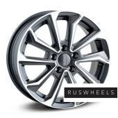 Диски Dezent R17 / 7J PCD 5x112 ЕТ 48 ЦО 70.1 KS dark