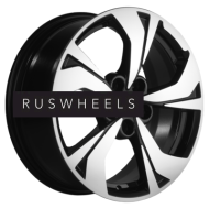 Диски Khomen Wheels 7x17/5x114,3 ET35 D66,1 KHW1724 (Nissan Juke) Black-FP Диски Khomen Wheels 7x17/5x114,3 ET35 D66,1 KHW1724 (Nissan Juke) Black-FP