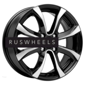 Диски iFree 6x15/4x114,3 ET40 D67,1 Дайс (КС696) Блэк Джек