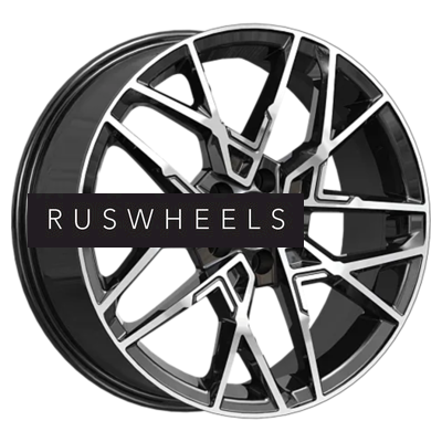 Диски КИК 7x18/5x112 ET43 D57,1 Вудроф (КС1044) Алмаз черный