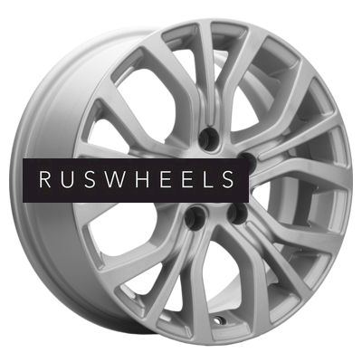 Диски Khomen Wheels 6,5x16/5x108 ET45 D60,1 KHW1608 (Chery Tiggo 3/Tiggo 3 Pro) F-Silver