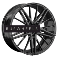Диски LS FlowForming 8x20/5x108 ET46 D63,3 RC76 BK (конус, Колпак+лого)
