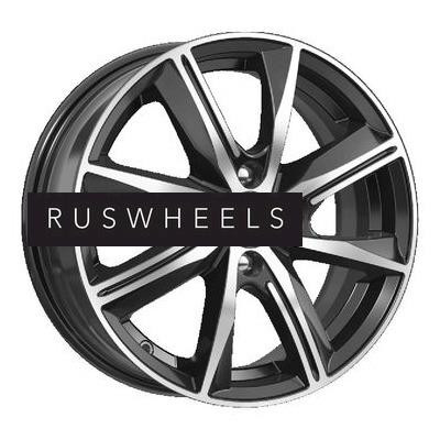 Диски КИК 7x17/5x112 ET45 D66,6 Арнар (КС896) Алмаз черный