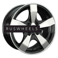 Диски LS 7x17/4x100 ET40 D60,1 205 BKF (конус)