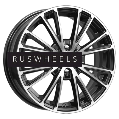 Грузовые диски K&K 6x16/4x100 ET37 D60,1 Меандр-оригинал (КС879) Алмаз черный SK