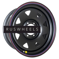 Диски Off-Road Wheels 7x16/6x139,7 ET30 D110 Тойота Ниссан (треуг. мелкий) Черный (с увелич. полкой)