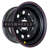 Диски Off-Road Wheels 8x15/5x139,7 ET-19 D110 УАЗ Черный