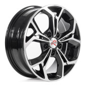 Диски X'trikeRST  Creta  R016  6,0\R16 5*114,3 ET43  d67,1  BK/FP  [40056]  Fb max 560 kg