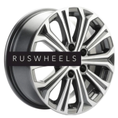 Диски Khomen Wheels 6,5x16/5x112 ET46 D57,1 KHW1610 (Octavia) Gray-FP Диски Khomen Wheels 6,5x16/5x112 ET46 D57,1 KHW1610 (Octavia) Gray-FP
