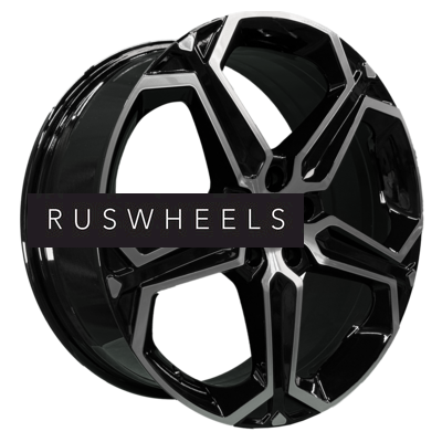 Диски Khomen Wheels 7,5x19/5x114,3 ET45 D67,1 KHW1909 (Mazda CX-5/CX-8 / Hyundai ix35) Black-FP