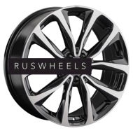 Диски Replay 7,5x19/5x108 ET36 D65,1 CHR107 BKF (конус, C570)