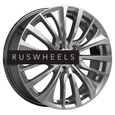 Диски КИК 6,5x17/5x108 ET50 D63,35 Flanker (КС1097) Дарк платинум