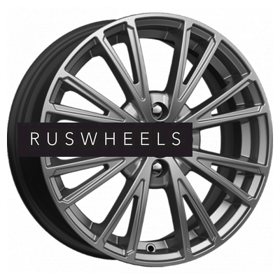 Диски КИК 6x15/4x98 ET35 D58,5 Меандр (КС888) Дарк платинум