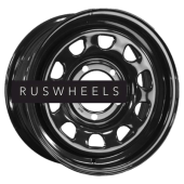 Диски ZEPP 4х4 8x17/6x114,3 ET25 D66,1 Nissan Navara D40 3.0TD Semicircle Gloss Black (LTM)