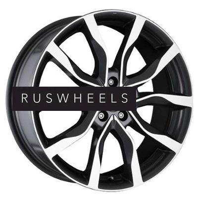 Грузовые диски MAK 9x21/5x108 ET38,5 D63,4 Highlands Black mirror