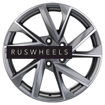 Диски Khomen Wheels 7x17/5x108 ET50 D63,3 KHW1714 (Kuga/Focus) Gray-FP