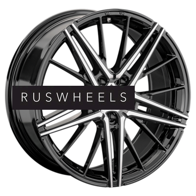 Диски LS FlowForming 8x18/5x108 ET36 D65,1 RC76 BKF (конус, Колпак+лого)