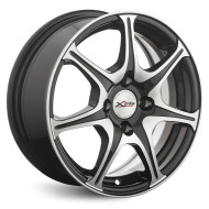 Диски Xtrike 6,0\R14 4*114.3 ET38 d66.1 BK/FP Диски Xtrike 6,0\R14 4*114.3 ET38 d66.1 BK/FP