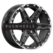 Диски КИК 8x18/6x114,3 ET42 D66,1 Дистрикт (КС1159) черный бриллиант Диски КИК 8x18/6x114,3 ET42 D66,1 Дистрикт (КС1159) черный бриллиант