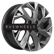 Диски Khomen Wheels 5,5x14/4x100 ET46 D54,1 KHW1402 (Alsvin/Getz/i20) Gray-FP