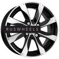 Диски КИК 5,5x14/4x100 ET43 D60,1 Джемини-оригинал (КС480) Алмаз черный
