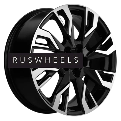 Диски Khomen Wheels 7x18/5x114,3 ET40 D66,1 KHW1809 (Qashqai) Black-FP