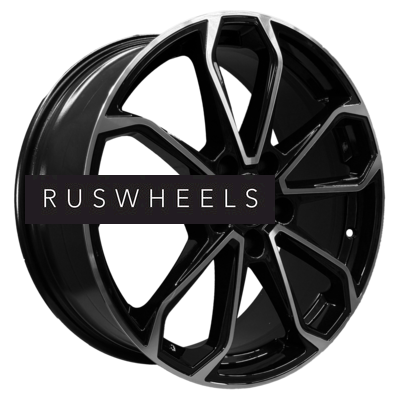 Диски Khomen Wheels 7x18/5x114,3 ET45 D60,1 KHW1816 (Geely Atlas (Pro) / Changan CS55 (75)) Black-FP Диски Khomen Wheels 7x18/5x114,3 ET45 D60,1 KHW1816 (Geely Atlas (Pro) / Changan CS55 (75)) Black-FP