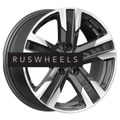 Диски КИК 7x16/5x100 ET35 D57,1 Висмут (КС1009) Алмаз черный