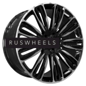 Диски PDW 9,5x21/5x120 ET48 D72,56 5312 Gloss Black Machine Face (PDW)