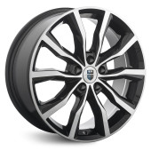 Диски КиК 7.5\R18 5*114.3 ET45 d66.1 Алмаз черный