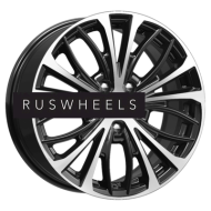 Диски КИК 7,5x17/5x114,3 ET52,5 D67,1 КС873 Алмаз черный Диски КИК 7,5x17/5x114,3 ET52,5 D67,1 КС873 Алмаз черный