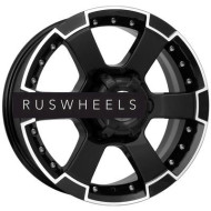 Диски КИК 7x16/6x139,7 ET30 D106,1 M56 (КС593) Алмаз черный Диски КИК 7x16/6x139,7 ET30 D106,1 M56 (КС593) Алмаз черный