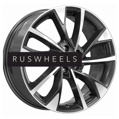 Диски КИК 7x17/5x114,3 ET50 D67,1 Роквуд (КС900) Алмаз черный