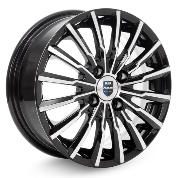 Диски КиК 5.5\R14 4*100 ET39 d67.1 Алмаз черный