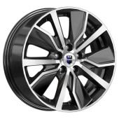 Диски КиК 6.5\R16 5*100 ET38 d57.1 Алмаз черный