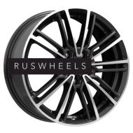 Диски КИК 7x17/4x100 ET41 D60,1 Эрфурт (КС903) Алмаз черный