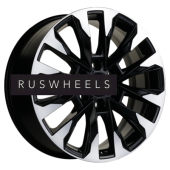 Диски Khomen Wheels 8x20/6x139,7 ET45 D95,1 KHW2010 (LC 300 Tuning) Black-FP