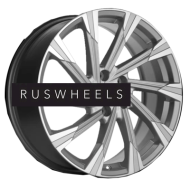 Диски Khomen Wheels 7,5x19/5x112 ET43 D57,1 KHW1901 (Kodiaq/Tiguan) Brilliant Silver-FP