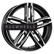 Диски КИК 6x16/5x112 ET46 D66,6 Sayan-оригинал (КС731) Алмаз черный