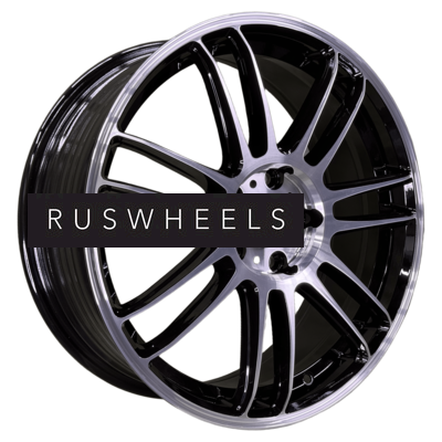 Диски INCH 7,5x18/5x108 ET47 D60,1 FA8535 Gloss Black Machined Face (ZJH) FlowForming