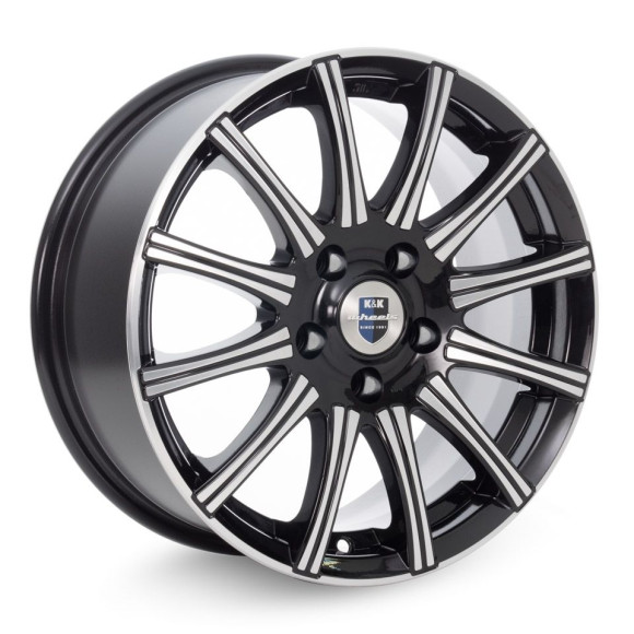 Диски КиК  Сиеста (КС474)  6,0\R15 4*100 ET35  d67,1  Алмаз черный  [12791]